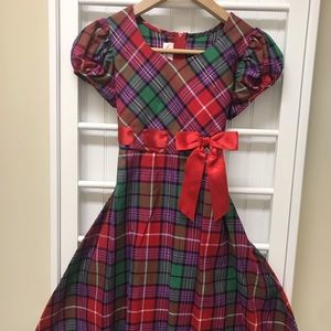 Ashley Ann Plaid Party Dress